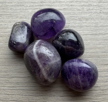 Amethist trommelsteen 1