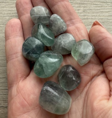 Fluoriet trommelsteen